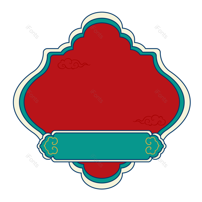 边框图片,复古元素,中国风PNG,文本框免抠素材